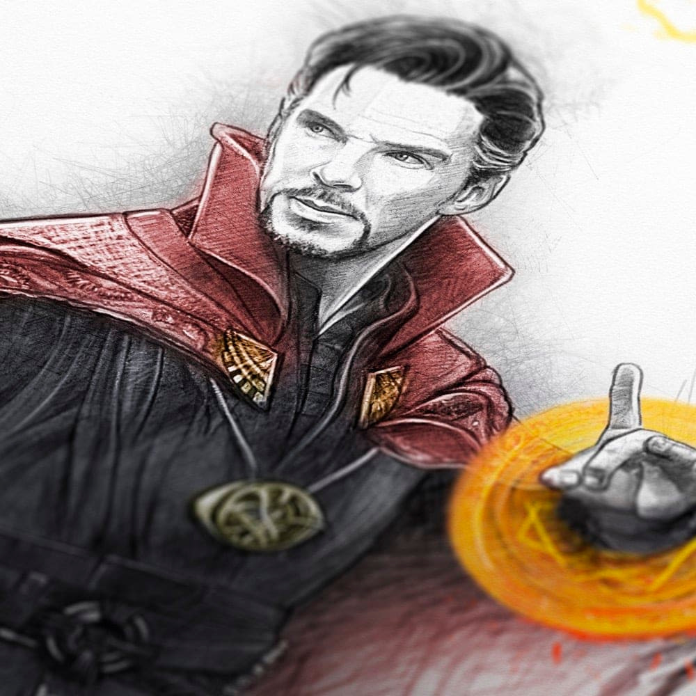 Doctor Strange - Art Print - Sketchaprint